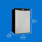 Danby 4.4 cu. ft. Compact Fridge - Stainless Steel-Stainless steel door