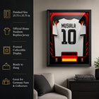 Frameworth Official FIFA World Cup 2026 Germany Jamal Musiala Framed Replica Jersey - 25.75" x 33.75"-7