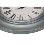Monarch Specialties Clocks 30" Round Oversized Wall Clock - Antique Blue -No assembly required, simply insert 1xAA battery (battery not included), and hang to make a chic decorative statement