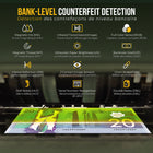 Kolibri Signature V2 Mixed Denomination 2-Pocket Currency Counter (CAD/USD) with Advanced Counterfeit Detection-4