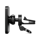 ALOGIC Journey 15W MagSafe Wireless Charging Car Mount -We use our proprietary magnetic system that is 2X TIMES STRONGER than Apple’s MagSafe magnets. Design elements feature an additional fixture in form of a support arm which provides the firmest grip. It easily clamps on to the vent and keeps the mount in place.