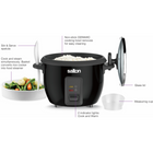 Salton Automatic 10 Cup Rice Cooker & Steamer-Automatic - switches from ‘cook’ to ‘warm’ when cooking is complete