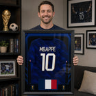 Frameworth Official FIFA World Cup 2026 France Kylian Mbappe Framed Replica Jersey - 25.75" x 33.75"-6