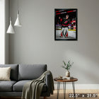 Frederick Andersen Hurricanes 2025 Playoffs - Framed Canvas - 22" x 31"-Ready to hang - arrives fully assembled