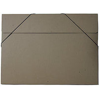 JAM Paper Kraft Portfolio with Elastic Closure Jumbo - 14.5 x 19.5 x 0.5 - Natural Brown Recycled-Natural Kraft Recycled Portfolio with Elastic Closure