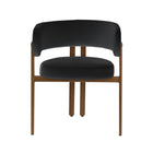 Brassex Bailey Visiting Chair - Set of 2 - Black-Includes: 2 dining chairs