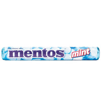 Mentos Mint-Sugar, Wheat Glucose Syrup, Hydrogenated Coconut Oil, Rice Starch, Natural Flavors, Gum Arabic, Sucrose Esters Of Fatty Acids, Gellan Gum, Carnauba Wax, Beeswax.