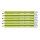 Staedtler WOPEX 100 Percent Recycled Graphite Pencils - Green - 10 Pack-Manufactured using highly sophisticated, efficient wood extrusion technology.
