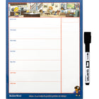 MotherWord Undated Meal Planner Dry-Erase Tile - 9" H x 7" W - Bilingual-Fully magnetic dry-erase tile