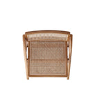 Manhattan Comfort Lambinet 20.87" Industry Chic Dining Folding Chair - Nature - Set of 2-30 Day Limited Manufacturer's Warranty