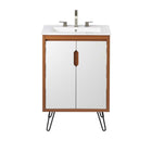Modway Energize 24" Bathroom Vanity - Cherry/White-Assembly Required