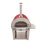 Kucht Venice Outdoor Wood‑Fired Pizza Oven - Red-All Weather Cover Included