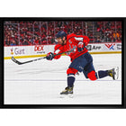 Alexander Ovechkin Washington Capitals Shooting - Framed Canvas - 31" x 22"-Premium canvas print with gallery-wrapped edges