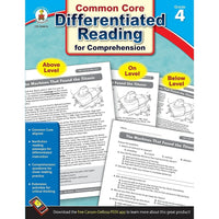 eBook: Carson Dellosa 104616-EB Differentiated Reading for Comprehension - Grade 4-You will receive two emails: one confirming your entire order, and one with a "Download Software" buttonYou can download immediately or return to your email to download later