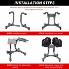 MotionGrey Adjustable Weight Bench - Foldable Workout Bench for Dumbbell Strength Training - Black-7