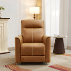 Ebello Tayani 31.5" Wide Modern Comfortable Upholstered Swivel And Rocker Manual Recliner-Manual Recline Function: Adjust your seating position effortlessly with the manual recline function, providing personalized comfort and support for optimal relaxation