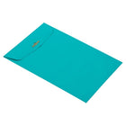 JAM Paper 6" x 9" Open End Catalog Coloured Envelopes with Clasp Closure - Sea Blue Recycled - 50 Pack-5