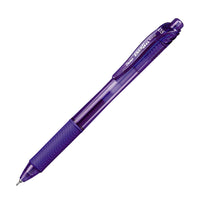 Pentel EnerGel-X Retractable Gel Roller - (0.5mm) Needle Tip - Violet Ink-EnerGel ink writes more smoothly than the leading brand* (*Internally tested to be smoother writing than the leading gel pen on standard writing paper)