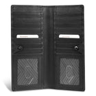 Champs Onyx Leather Breast Wallet - Black-16 credit card slots