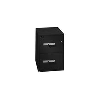 Gardex Classic 25 Fire-Resistant File, 2-Drawer, Vertical, Letter, Black, 28H x 16 3/4W x 25D (GXGF-252-12-BK)-UL-certified fire resistant vertical 2-drawer 25"D, letter