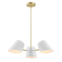 Modway Briana 3-Light Pendant Light - White-3-Light Pendant