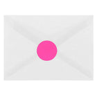 JAM Paper Round Circle Label Sticker Seals, 1 2/3" Diameter, Neon Pink, 120 Pack-24 labels per sheet