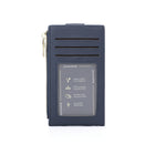 Champs Iconic Yoga Cardholder - Navy-Gold metal zipper and decorative zipper pulls