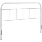Modway Serena Queen Steel Headboard - White-Cottage Style Headboard