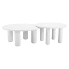 Zuo Ola Coffee Table - White - Set of 2-3 year limited warranty