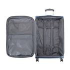 Samsonite ZoomR 360 Spinner Large Luggage - 32" - Blue-Dual Spinner wheels make it easy to navigate narrow airplane aisles as well as over a variety of surfaces