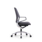 DecentLiving Standard Height-Back Office Chair - Grey-German-engineered Bock seating mechanism