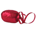 JAM Paper Curling Ribbon - 3/8" W x 66 Feet - Metallic Red - 6 Pack-Size: 66 Feet per Egg