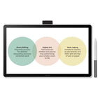 Wacom One Creative Pen Display 14" Drawing Tablet-Includes trials of Clip Studio Paint Pro, Magma (Blaze plan), Concepts & Foxit software, and Skillshare training courses your jumpstart to creating beautiful art right away