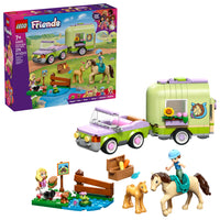 LEGO Friends Horse & Baby Foal Trailer-Girls and boys ages 7+ can act out horse stories with this kids’ set