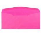 JAM Paper #10 Window Envelopes, 4 1/8 x 9.5, Brite Hue Ultra Fuchsia Pink, 100 Pack (5156479g)-Opening: booklet