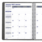 Blueline 2027 Net Zero Carbon Monthly Planner with Twin-Wire Binding - 8-7/8" x 7-1/8" - Assorted Colours - Bilingual-Certified under FSC license code: FSC C102682. The Forest Stewardship Council enables businesses and consumers to choose products made with materials sourced from responsible forestry, promoting environmentally appropriate, socially beneficial, and economically viable management of the world's forests