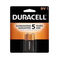 Duracell Coppertop 9V Alkaline Batteries-LONG-LASTING BATTERIES DESIGNED FOR DEPENDABILITY: Duracell Coppertop alkaline batteries deliver the lasting power and performance you can count on for electronic devices throughout the home or on-the-go