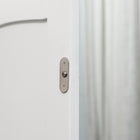 Kleankin Tall Slim Freestanding Bathroom Tower Cabinet - White-Adjustable shelf to meet your different storage needs  