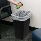 Storex Wastebasket - 39 L - Black-5