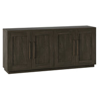 Hudson&Canal Tillman 68" Rectangular Buffet Table - Alder Brown-A modern contemporary design for your dining room, kitchen, or den