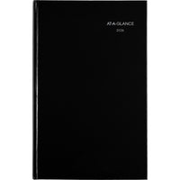 AT-A-GLANCE 2026 Premiere Monthly Planner - 11-7/8" H x 7-7/8" W - Black - Bilingual-14 months tabbed: December 2025 - January 2027
