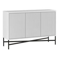 Hudson&Canal Brighton 48"W Buffet Table - White-A modern contemporary design for your dining room, kitchen, or den