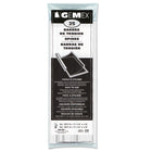 Gemex Slide Clamp Spines for Report Covers - Letter Size - 11" - 1/4" Capacity - White - 25 Pack-White spines