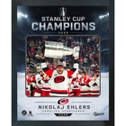 Frameworth Carolina Hurricanes 2026 Stanley Cup Champions: Nikolaj Ehlers Ice Design PhotoGlass Framed Photo - 18" W x 22" H-Officially licensed NHL and NHLPA photo: Nikolaj Ehlers 16x20 PhotoGlass Frame Carolina Hurricanes 2026 Stanley Cup Champions Ice Design for Carolina Hurricanes fans and collectors