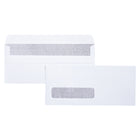 SupremeX Envelopes #10 - Window - White - Box of 500-White Wove