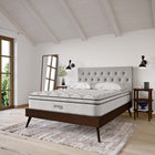 Modway Jenna 12" Innerspring and Foam California King Mattress-Breathable Foam Layer