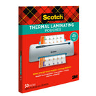 Scotch Dry Erase Thermal Laminating Pouches - 50 Count-Ideal for protecting items from damage and delivers a clear, professional and photo-safe finish