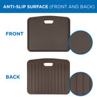 Mount-It! Anti-Fatigue Mat - 18" x 22" - Brown-Anti-Slip surface
