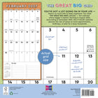 Sellers Publishing 2027 Great Big Grid Wall Monthly Planner - 12"x 12" - Multicolour - English-4