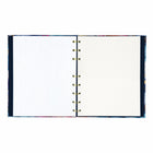 Blueline NotePro Fashion Collection Hardcover Notebook - 9-1/4" x 7-1/4" - Midnight Floral-Space to write in date and page number